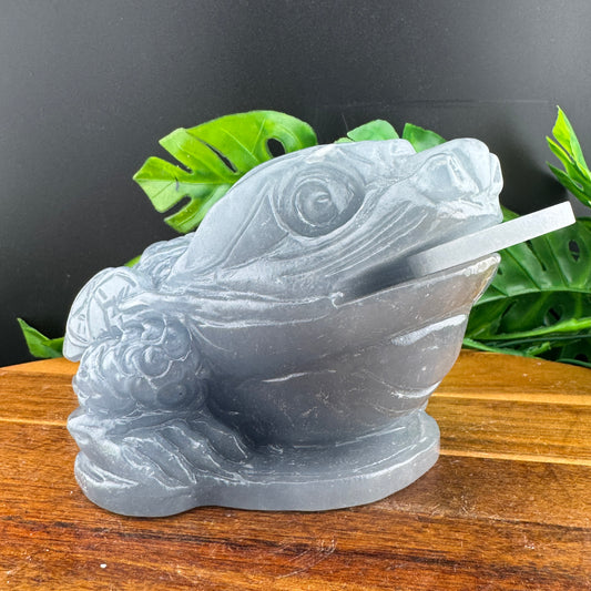 XL Angelite Money Toad