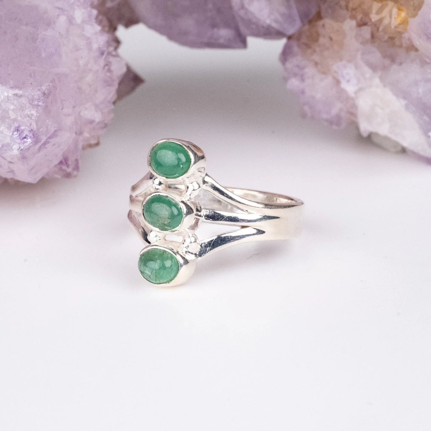Emerald Ring Sz 9