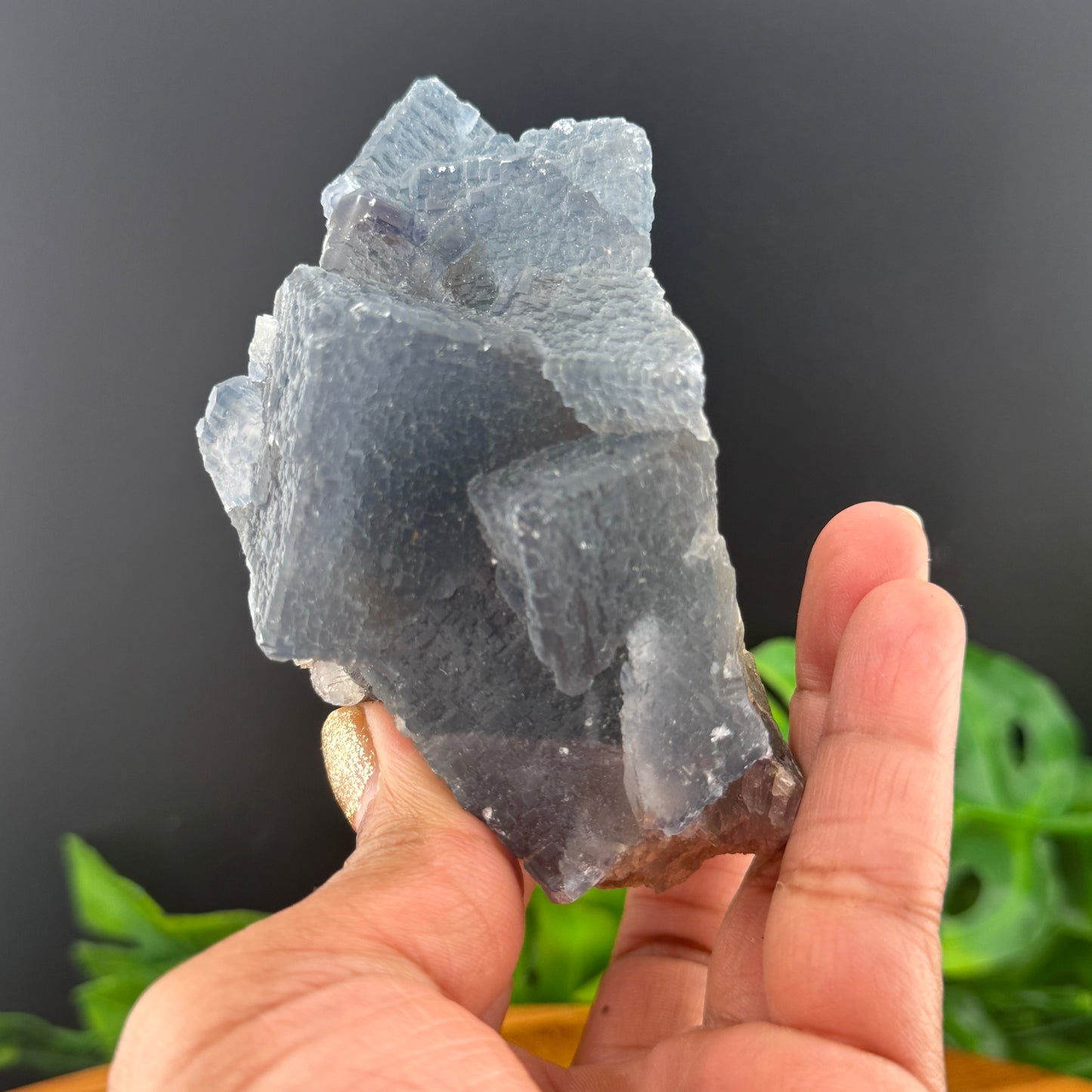 Blue QR Code Fluorite