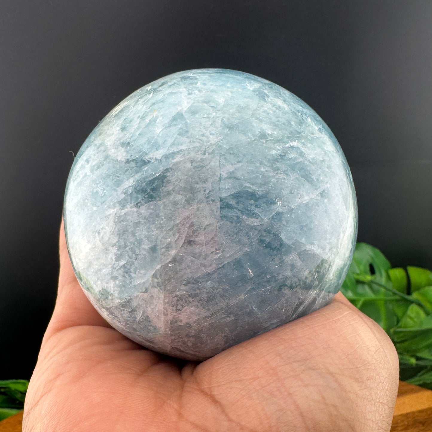 Large Aquamarine Sphere