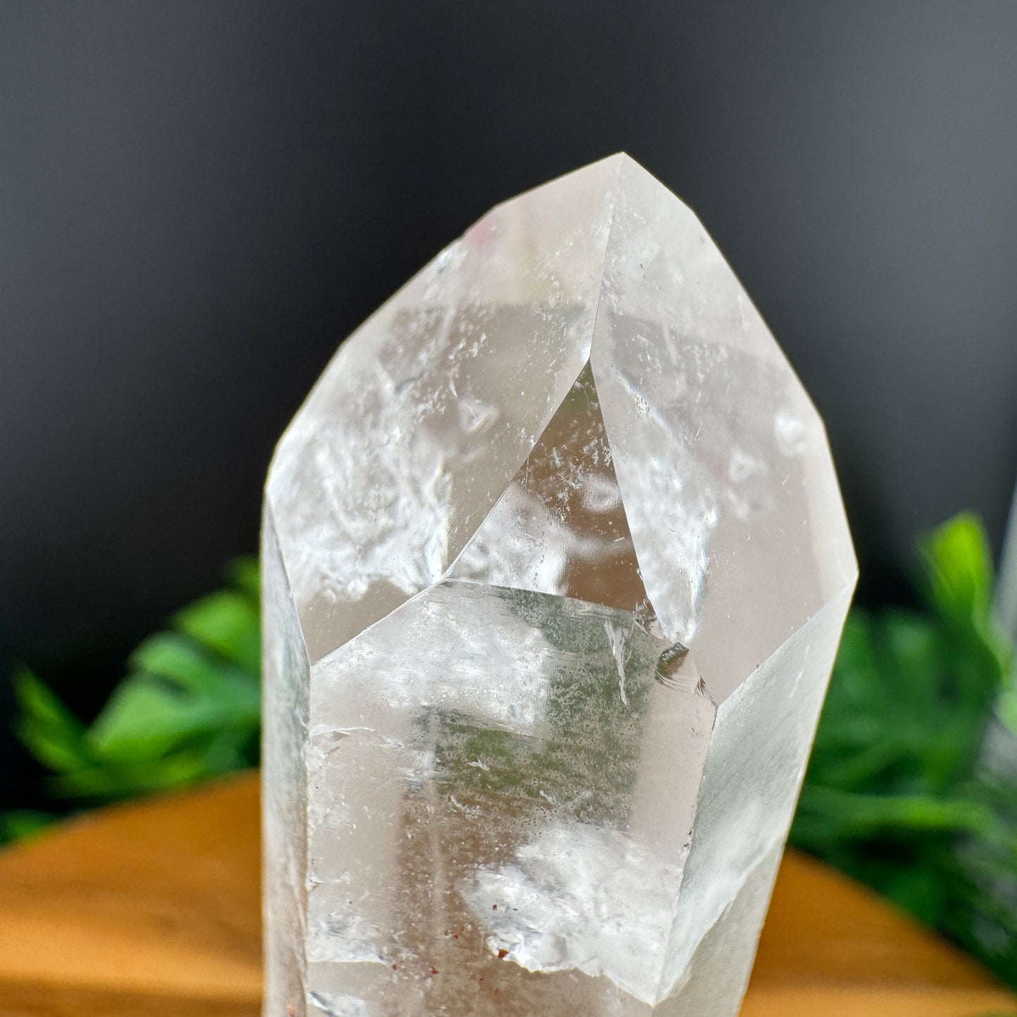 Lemurian Point on Gold Stand