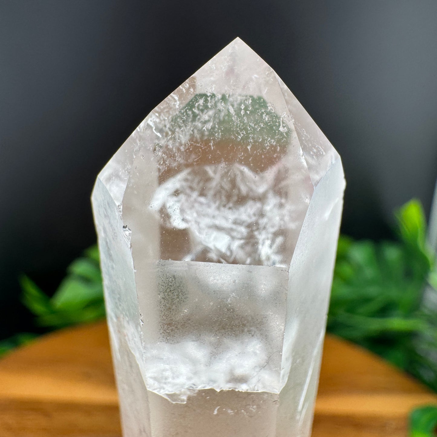 Lemurian Point on Gold Stand