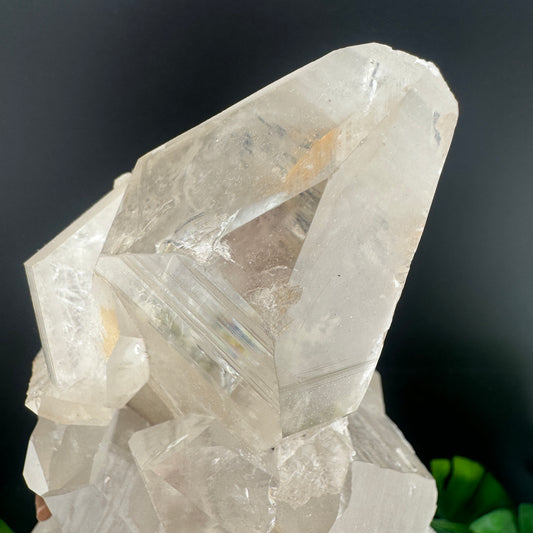 Beautiful Smoky Lemurian On Stand