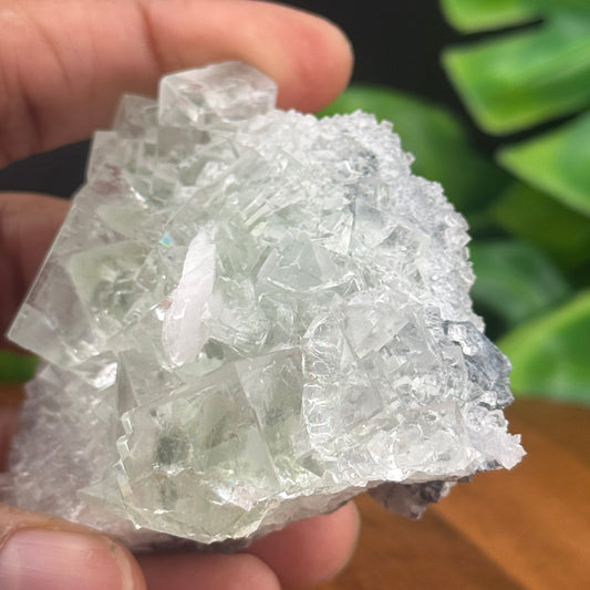 Glassy Cubic Green Fluorite Specimen