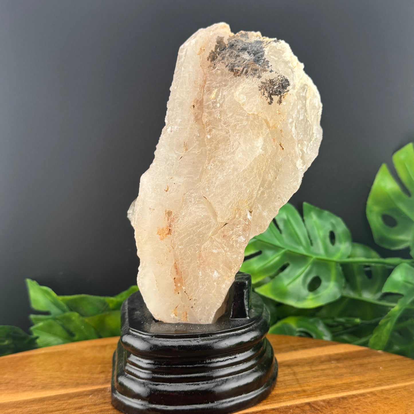 Smoky Elestial Specimen with Stand
