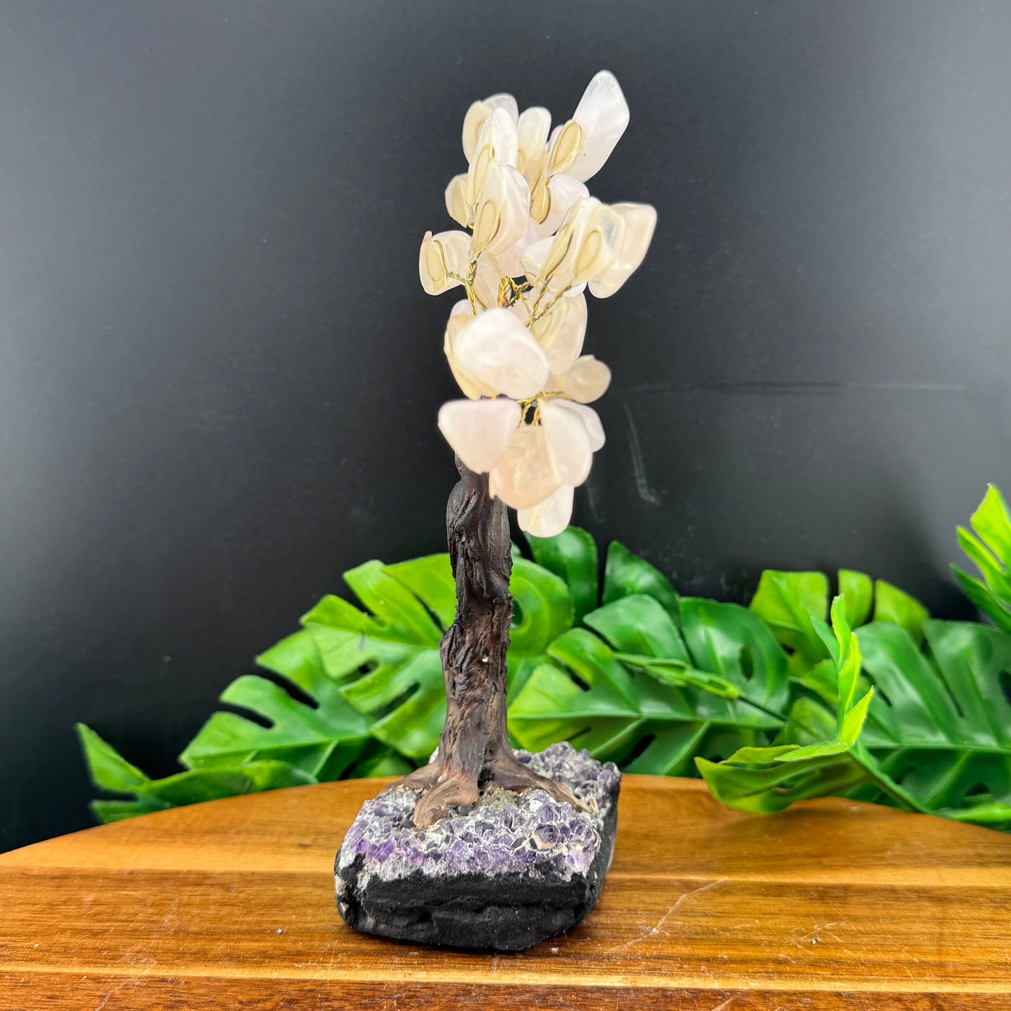 Rose Quartz Crystal Tree
