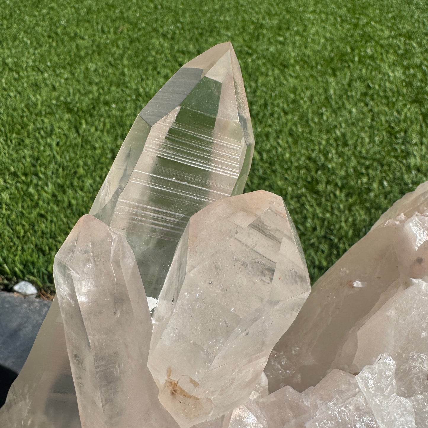 XL Lemurian Cluster on Stand