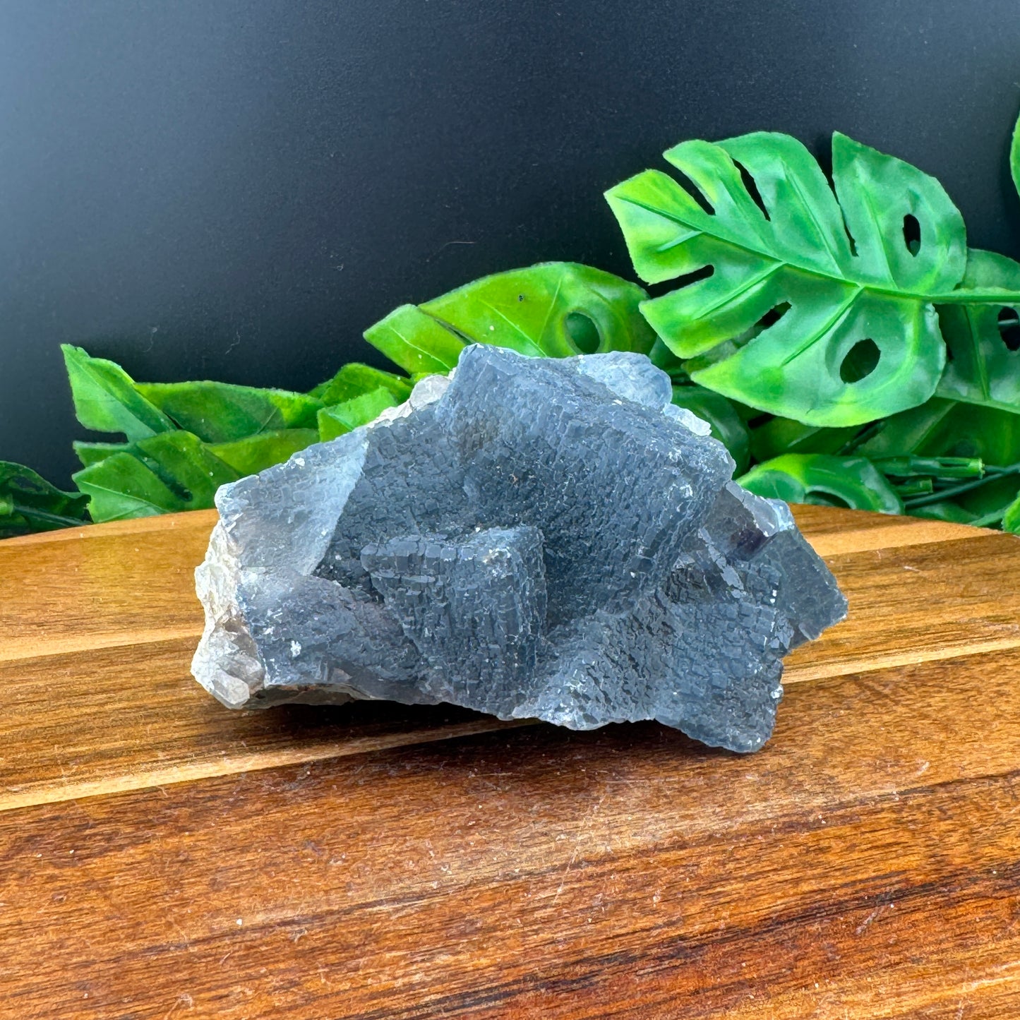 Blue QR Code Fluorite