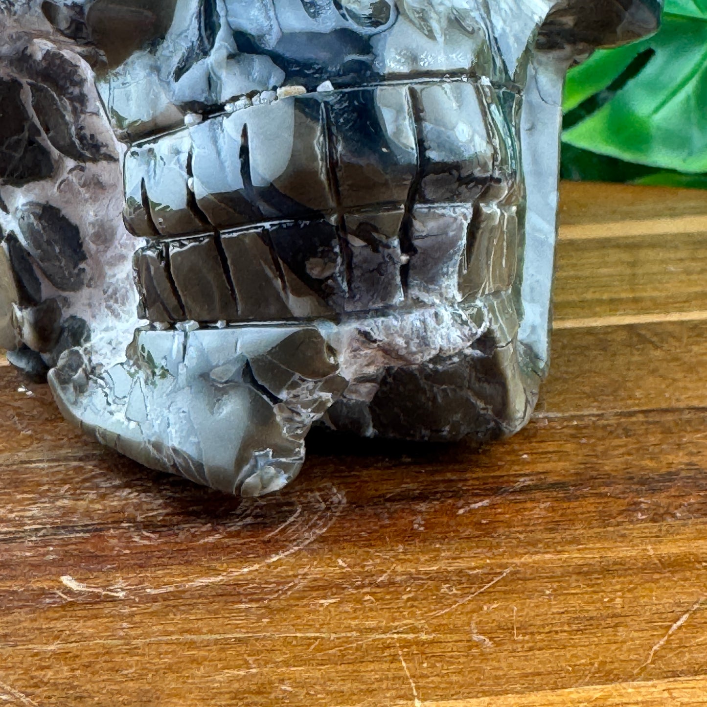 XL Botryoidal Volcano Agate Skull