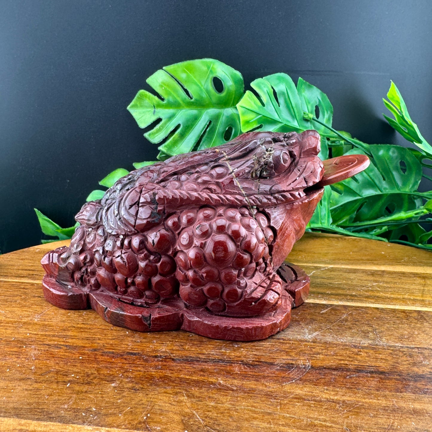 Red Mookaite Money Toad