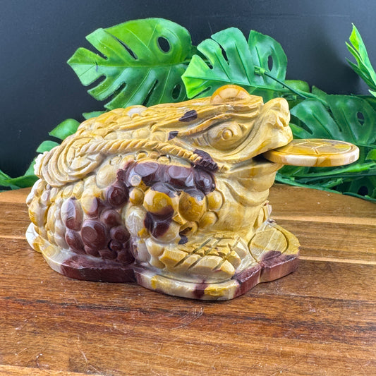 Yellow Mookaite Money Toad