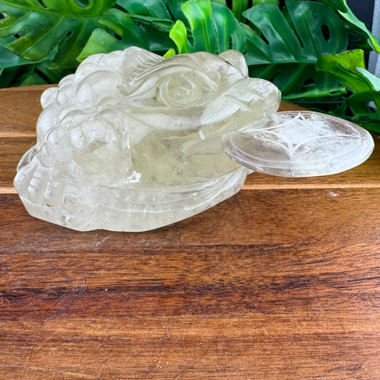 Rainbow Citrine Money Toad