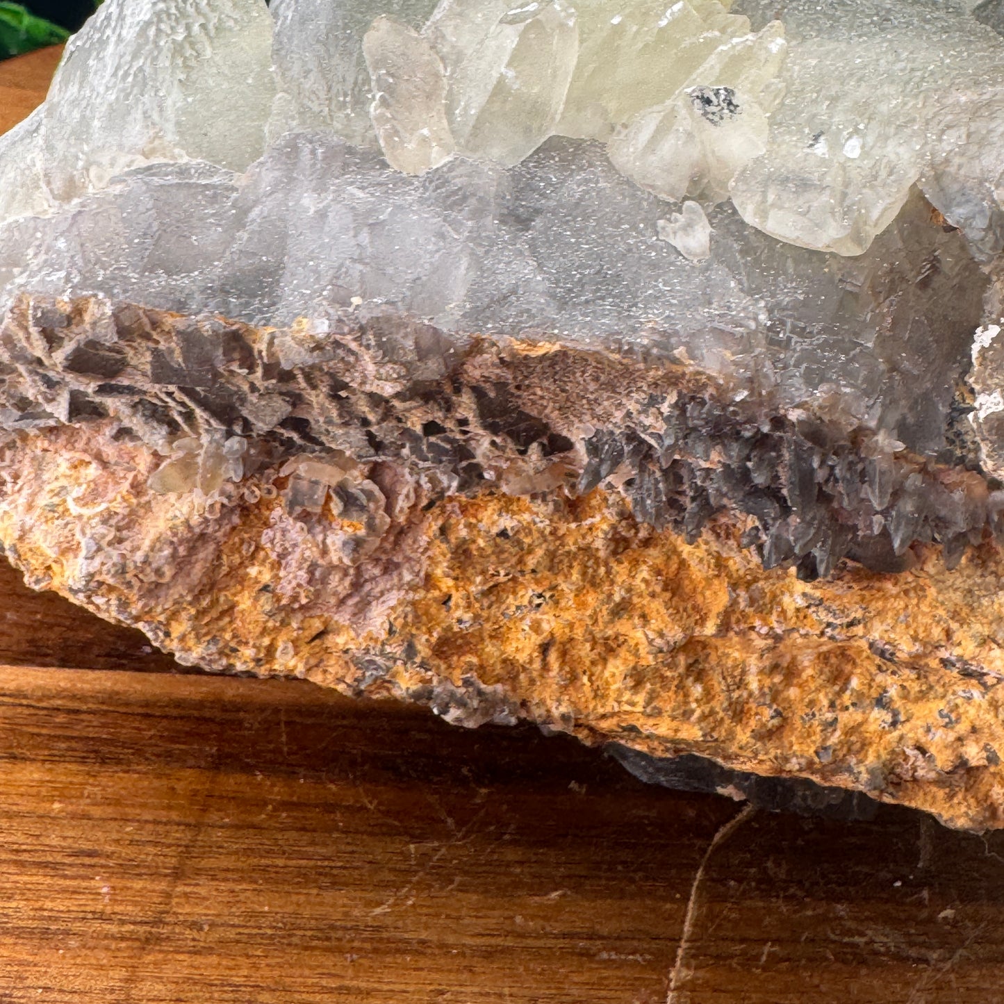 XL Calcite over Fluorite Specimen