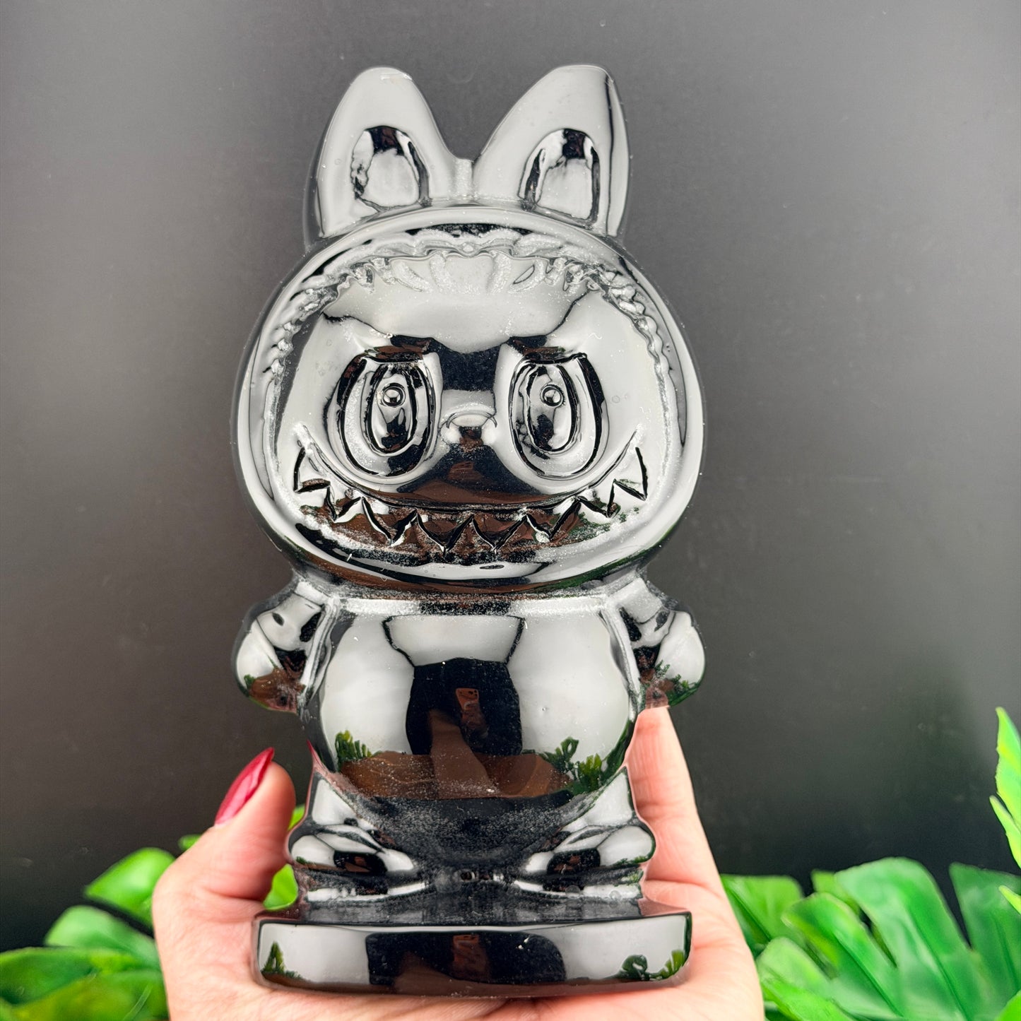 XL Black Obsidian Labubu