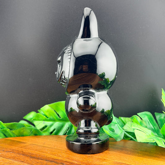 XL Black Obsidian Labubu