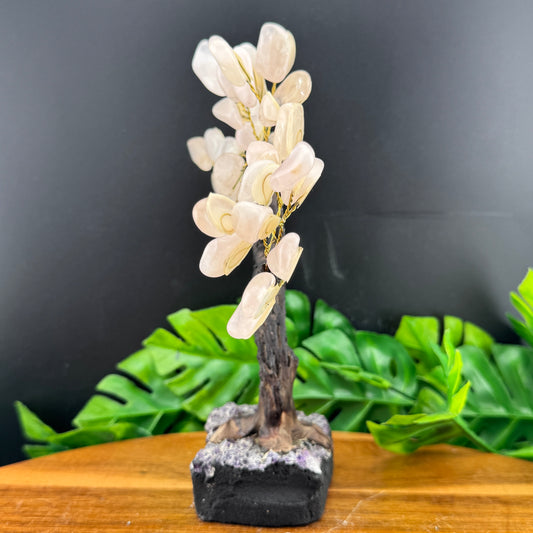 Rose Quartz Crystal Tree