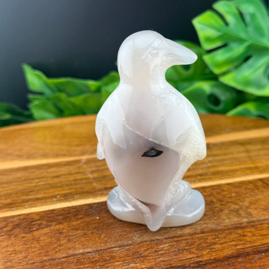 Botyrodial Druzy Agate Penguin