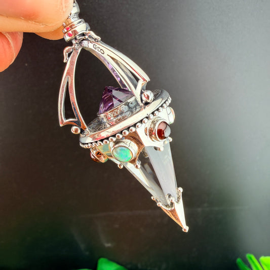Gotland Amethyst Pendulum