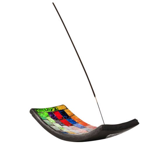 Rainbow Mosaic Incense Burner