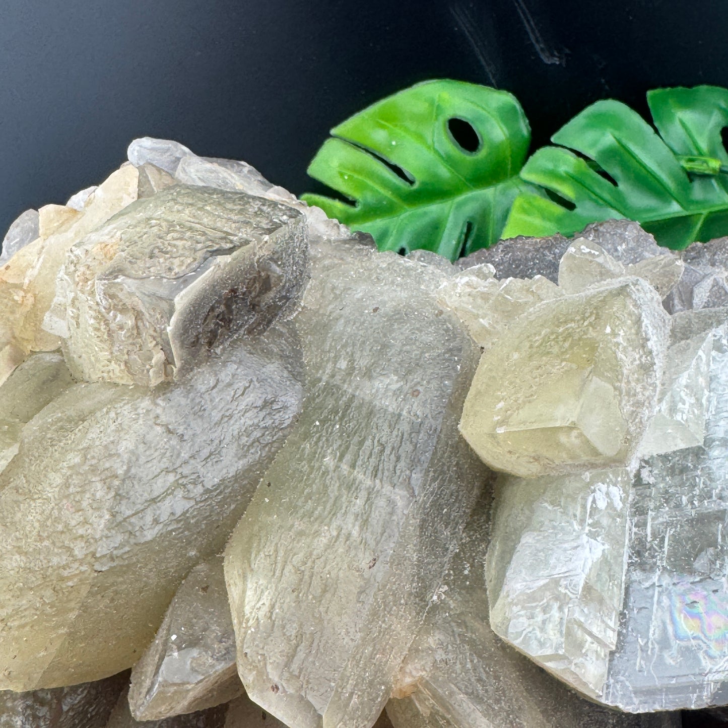 XL Calcite over Fluorite Specimen