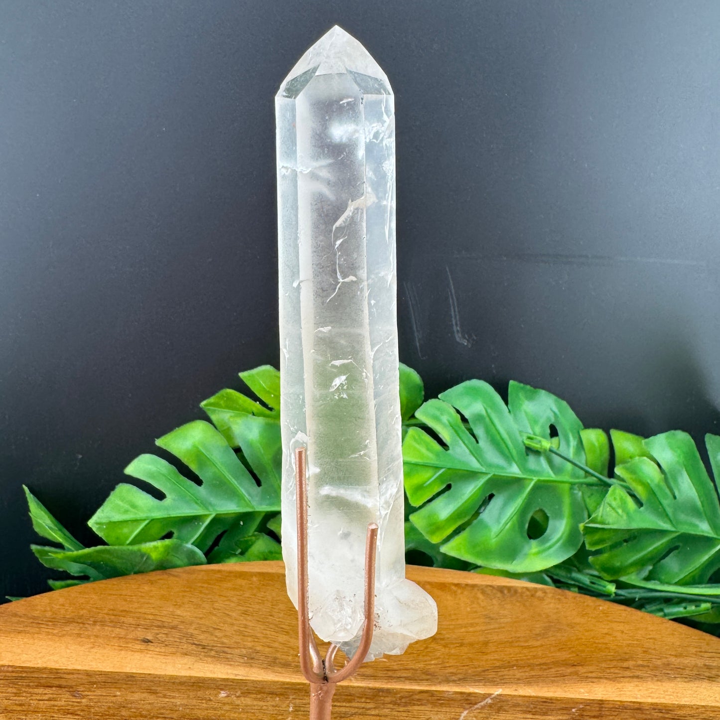 Lemurian Point on Gold Stand
