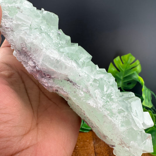 Green Glassy Cubic Sugar Fluorite Specimen