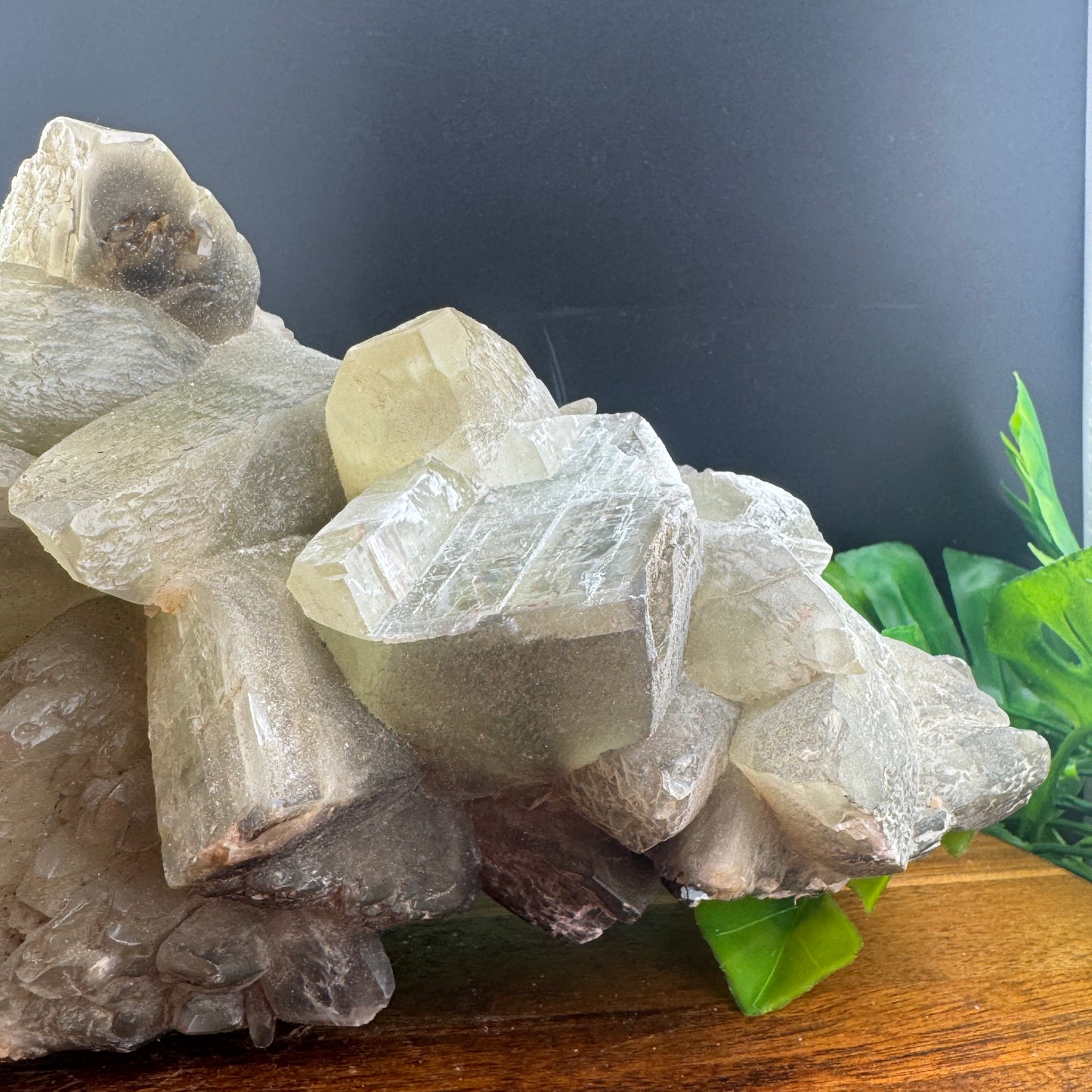 XL Calcite over Fluorite Specimen