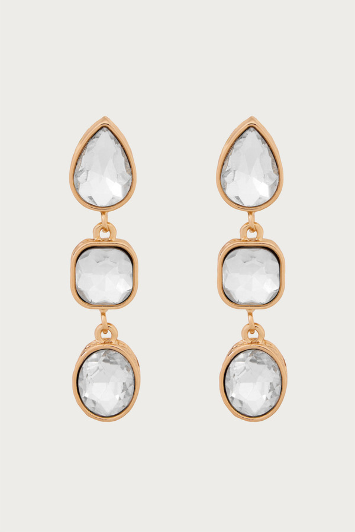 Crystal Cascade Earrings