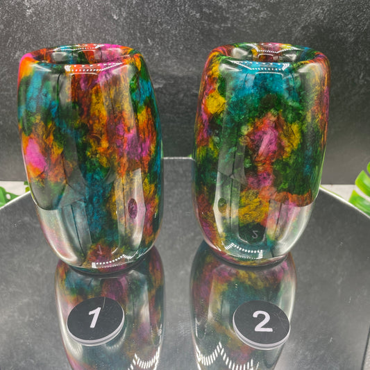 7 Color Jade Vase