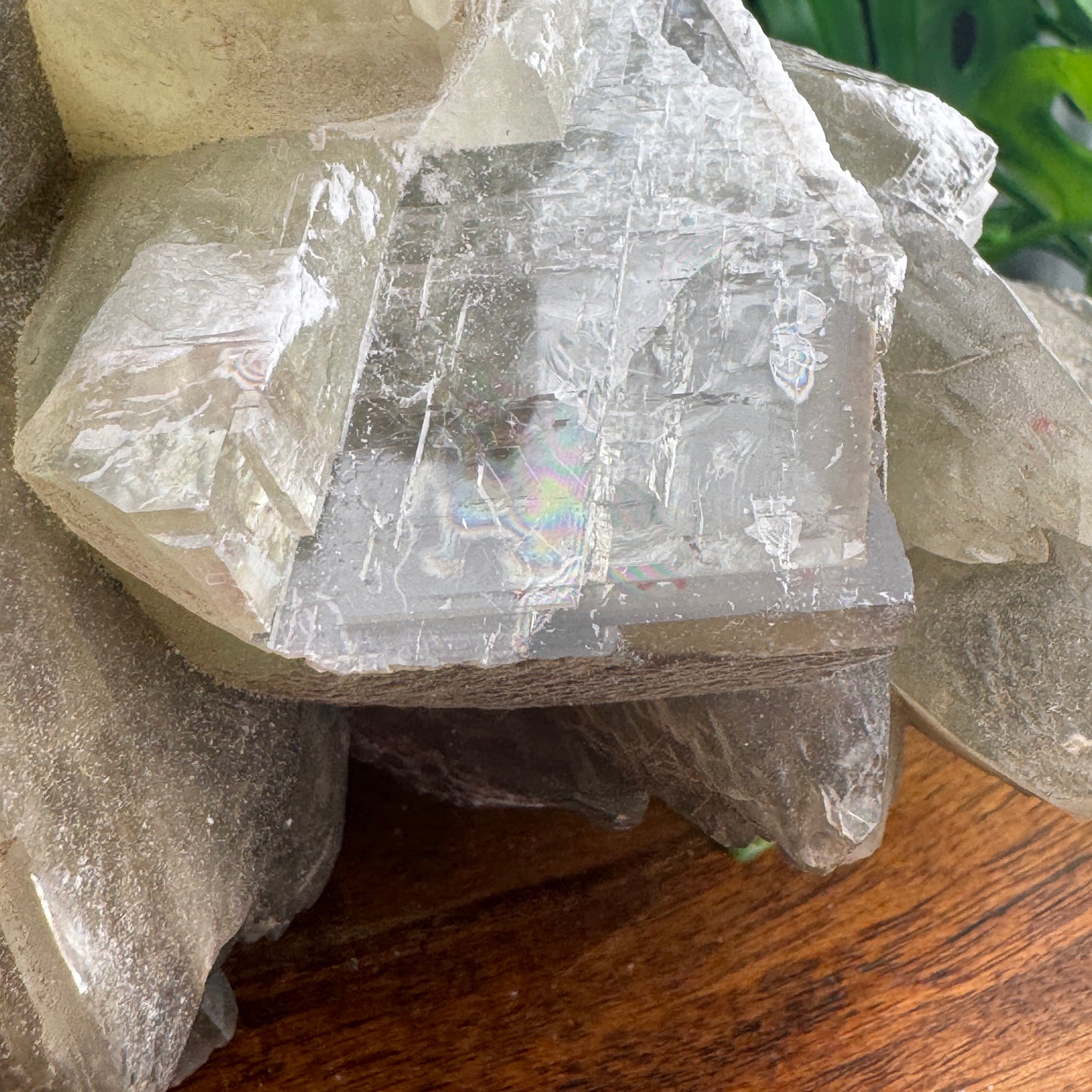 XL Calcite over Fluorite Specimen