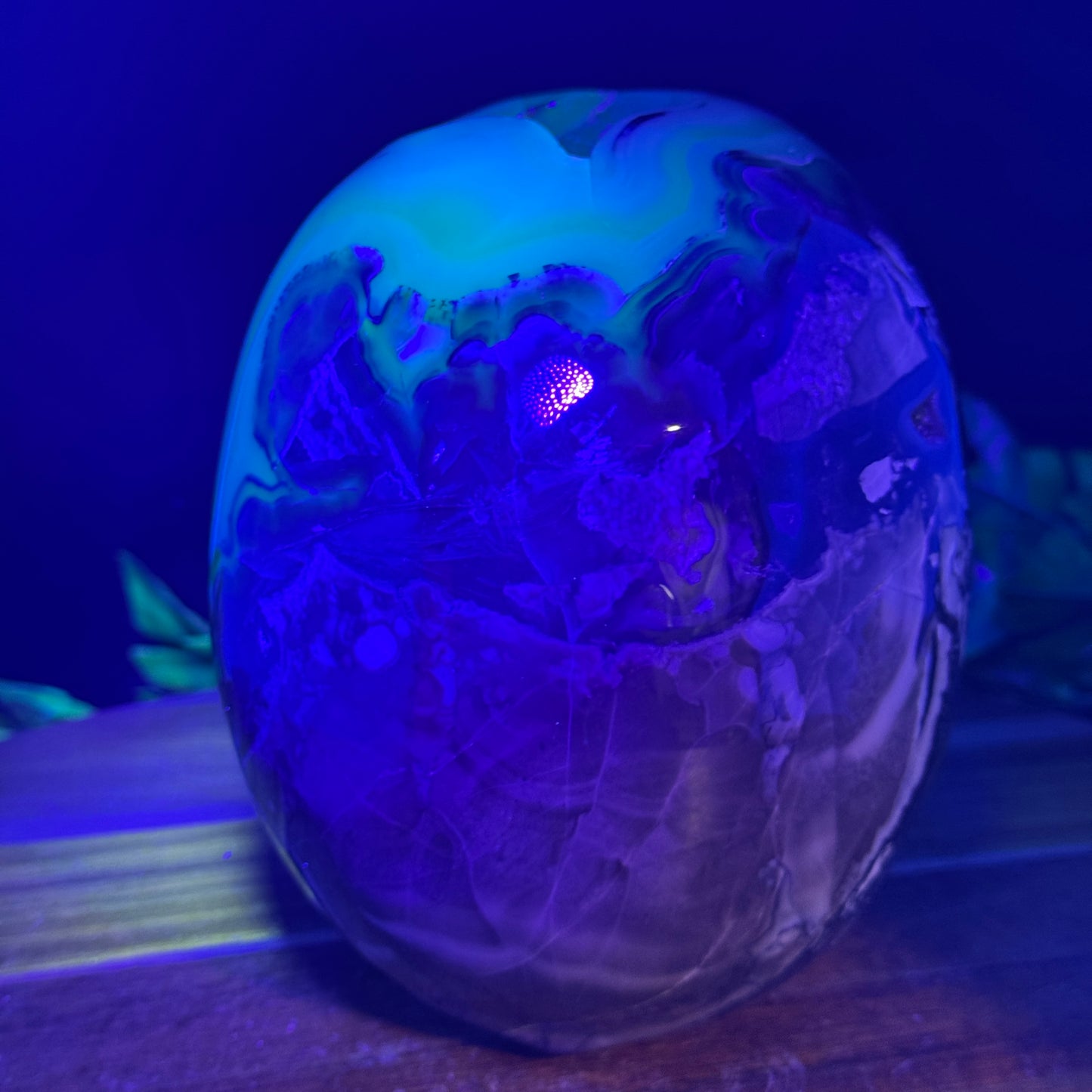 XL Botryoidal Volcano Agate Skull