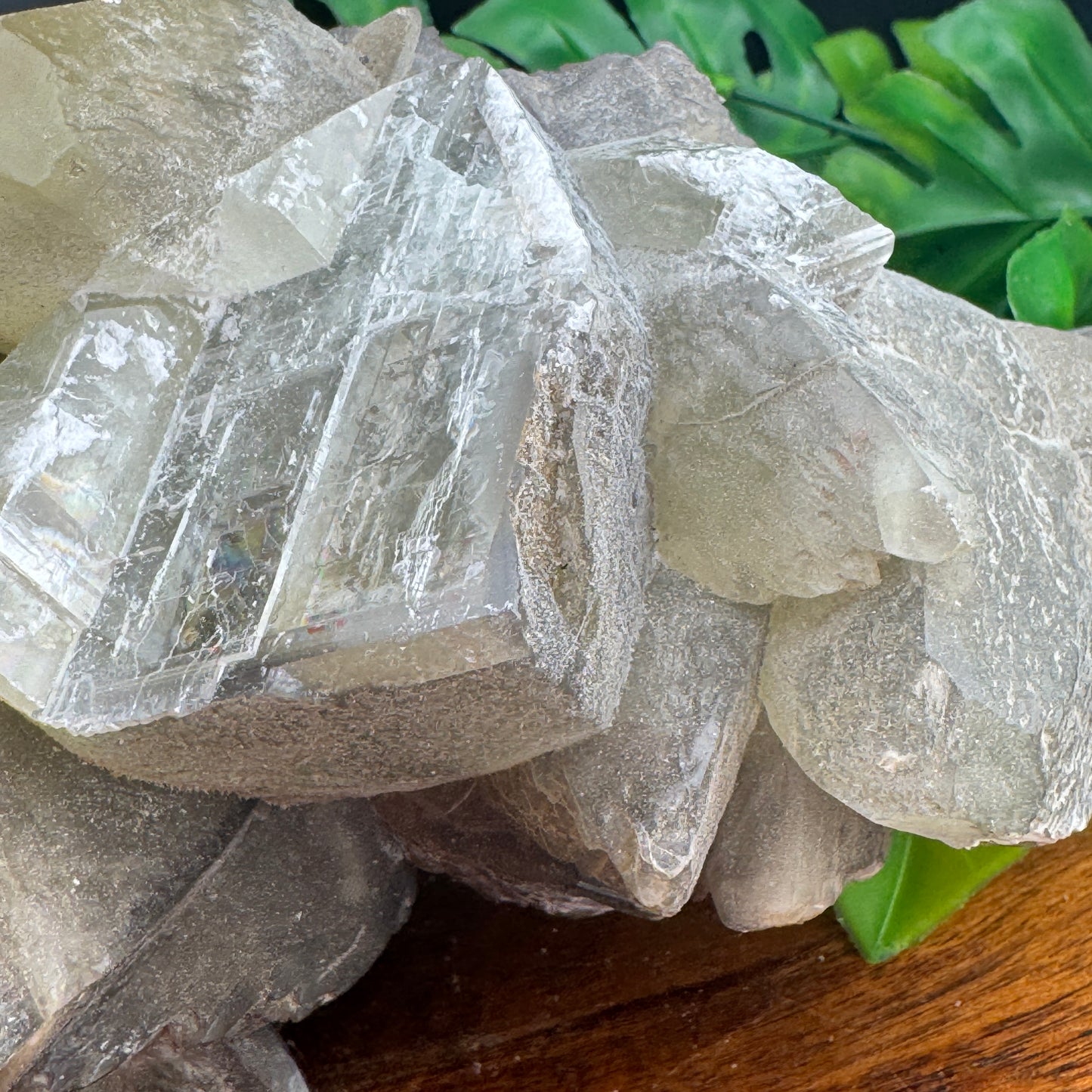 XL Calcite over Fluorite Specimen