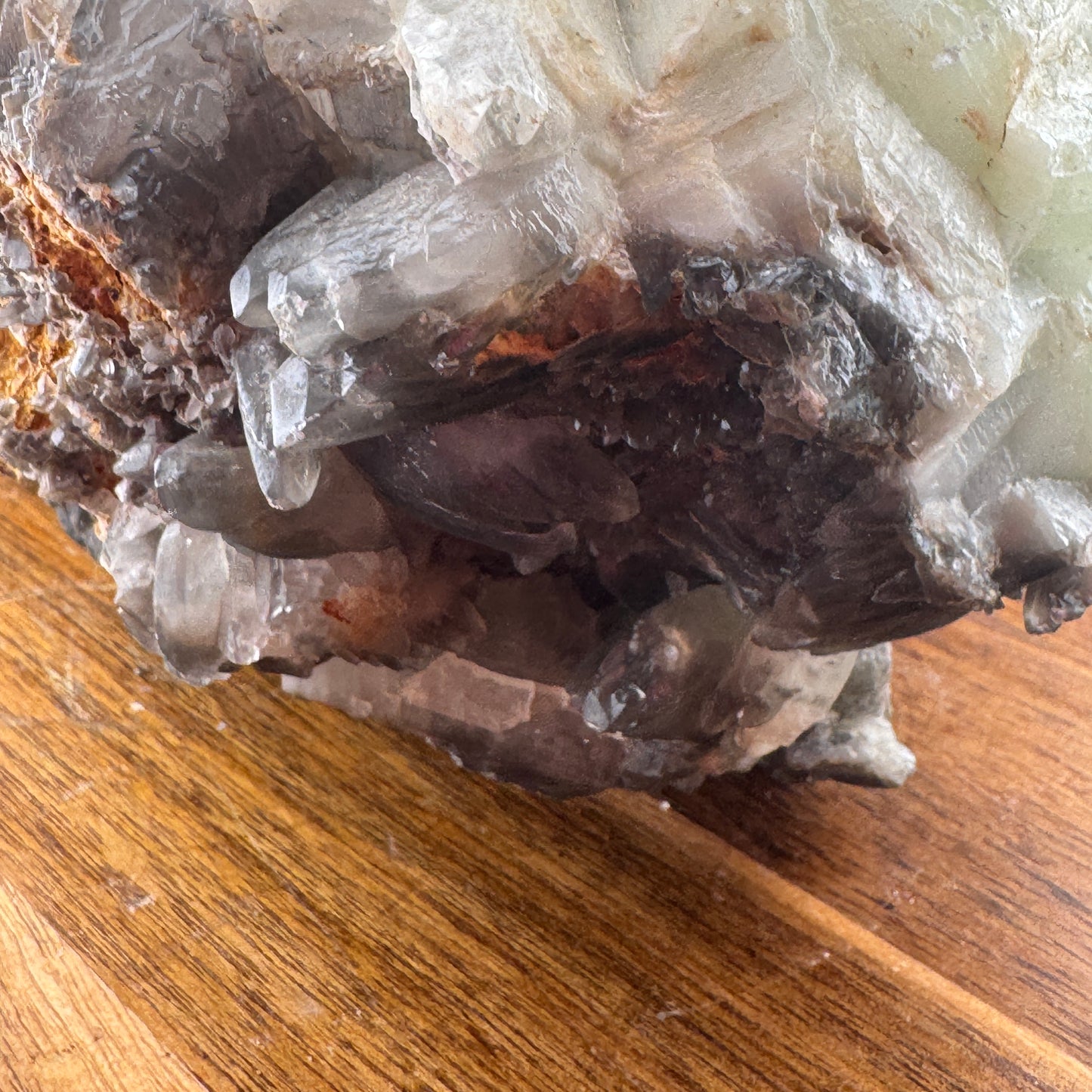 XL Calcite over Fluorite Specimen