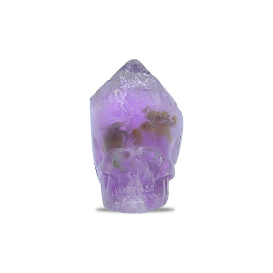 Starborn Hand Carved Amethyst Crystal Skull 25-27mm - 1 piece