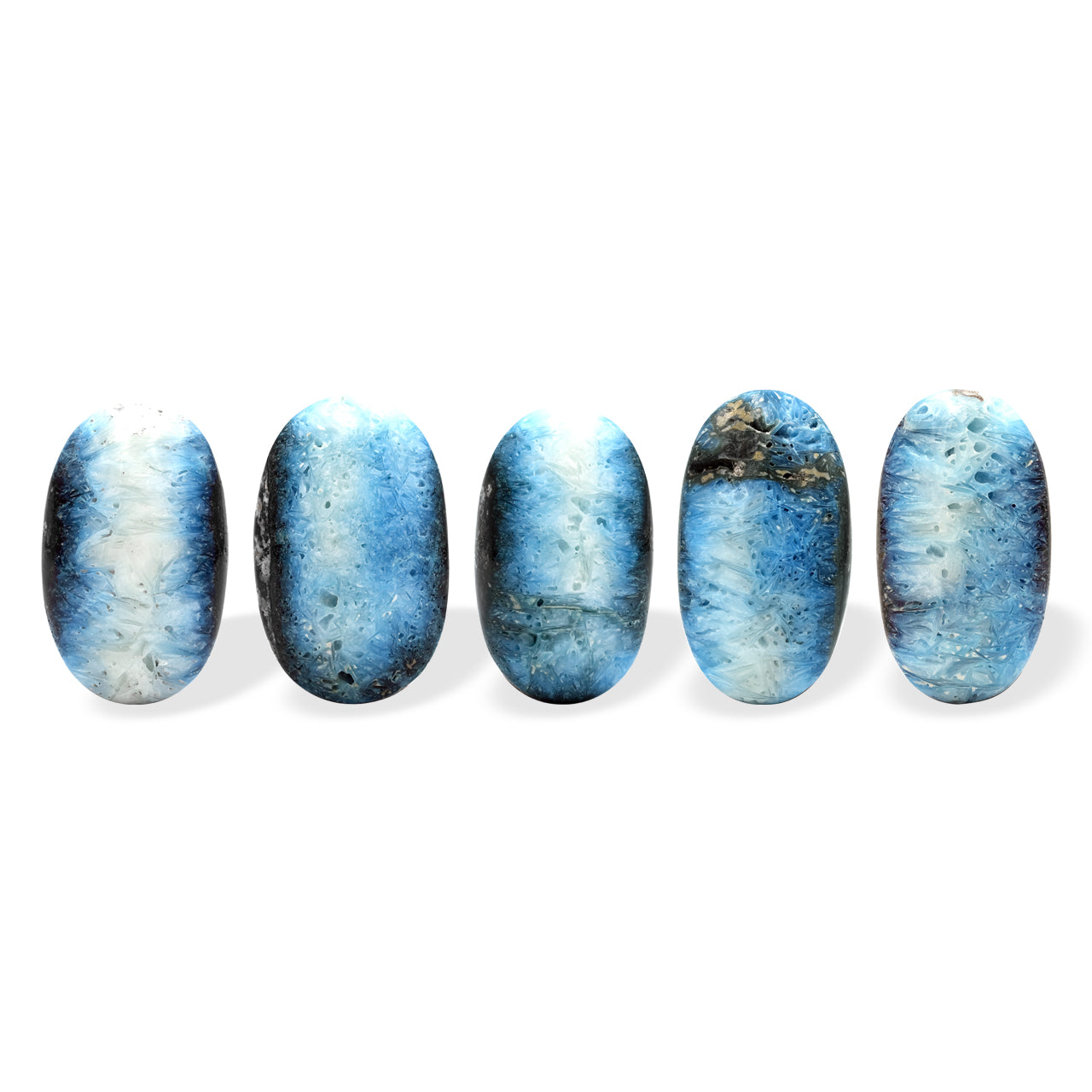 Starborn Polished Blue Ice Glacierite Palm Stone