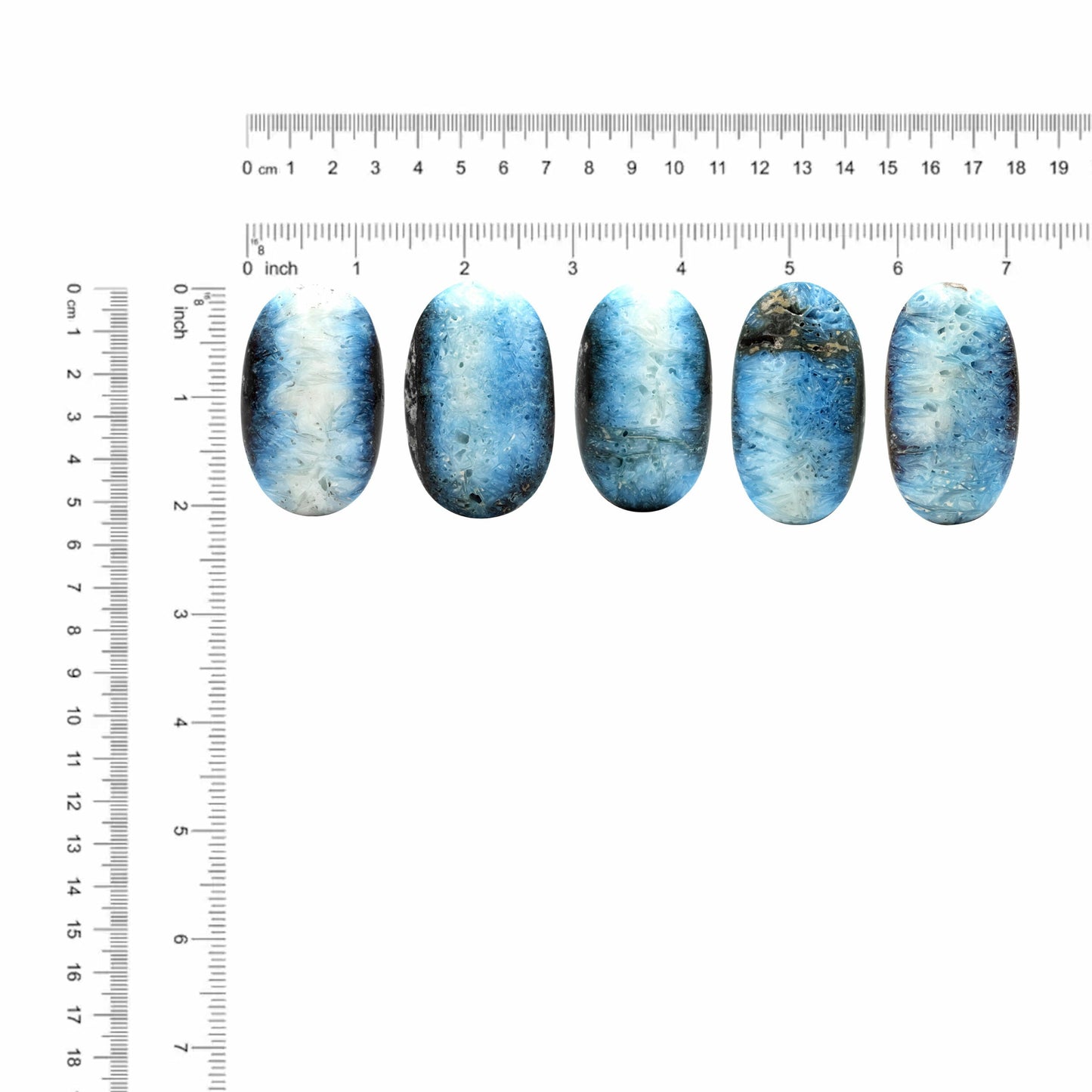 Starborn Polished Blue Ice Glacierite Palm Stone