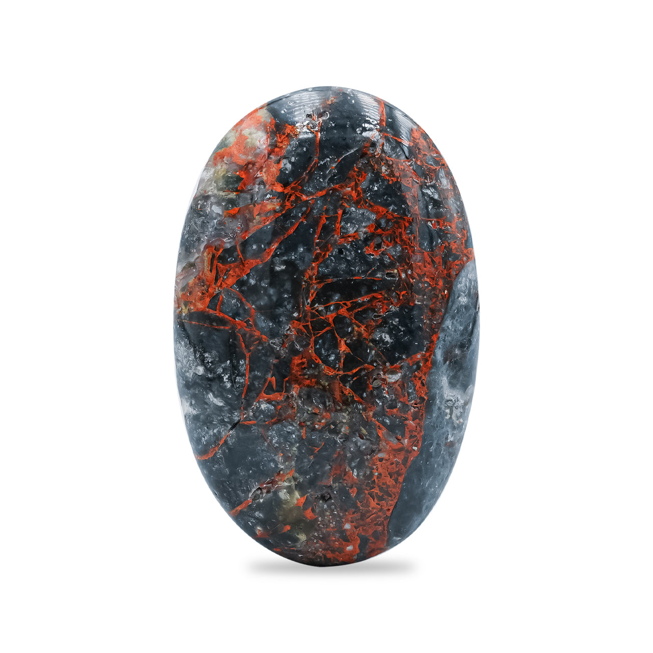 Starborn Polished Magma Chalcedony Palm Stone - 1 piece