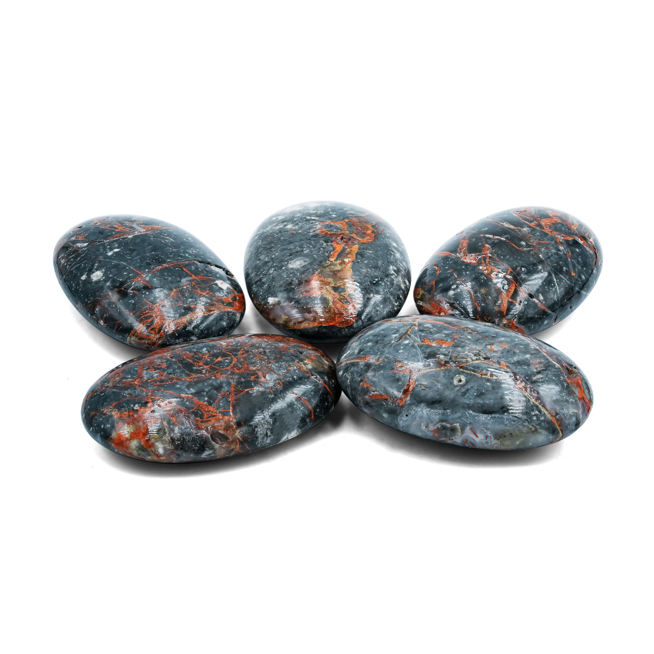 Starborn Polished Magma Chalcedony Palm Stone - 1 piece