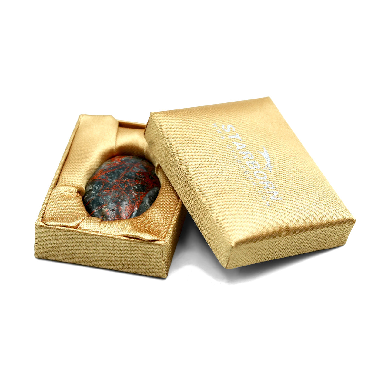 Starborn Polished Magma Chalcedony Palm Stone - 1 piece