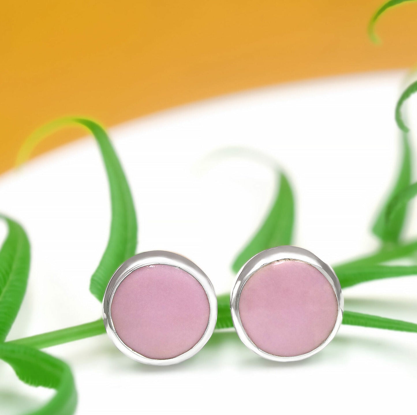 Starborn Phosphosiderite Post Earring in Sterling Silver