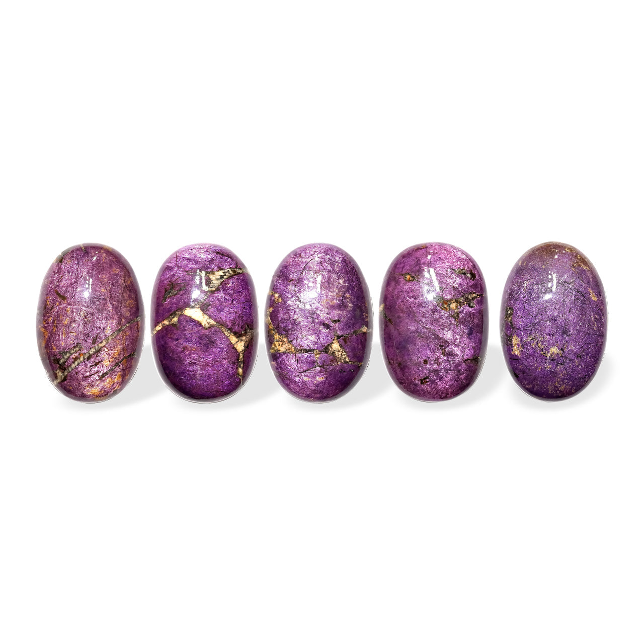 Starborn Polished Purpurite Palm Stone