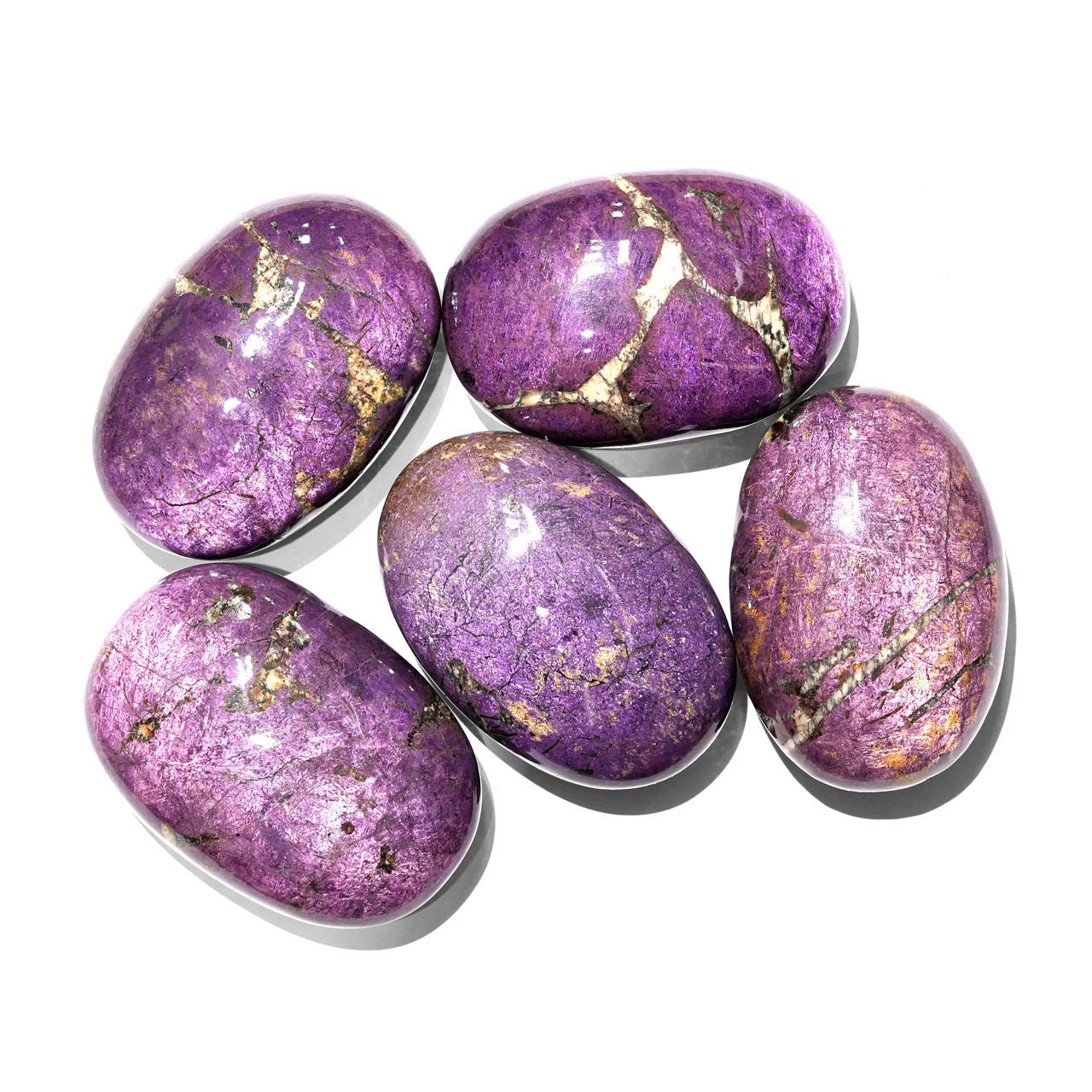Starborn Polished Purpurite Palm Stone