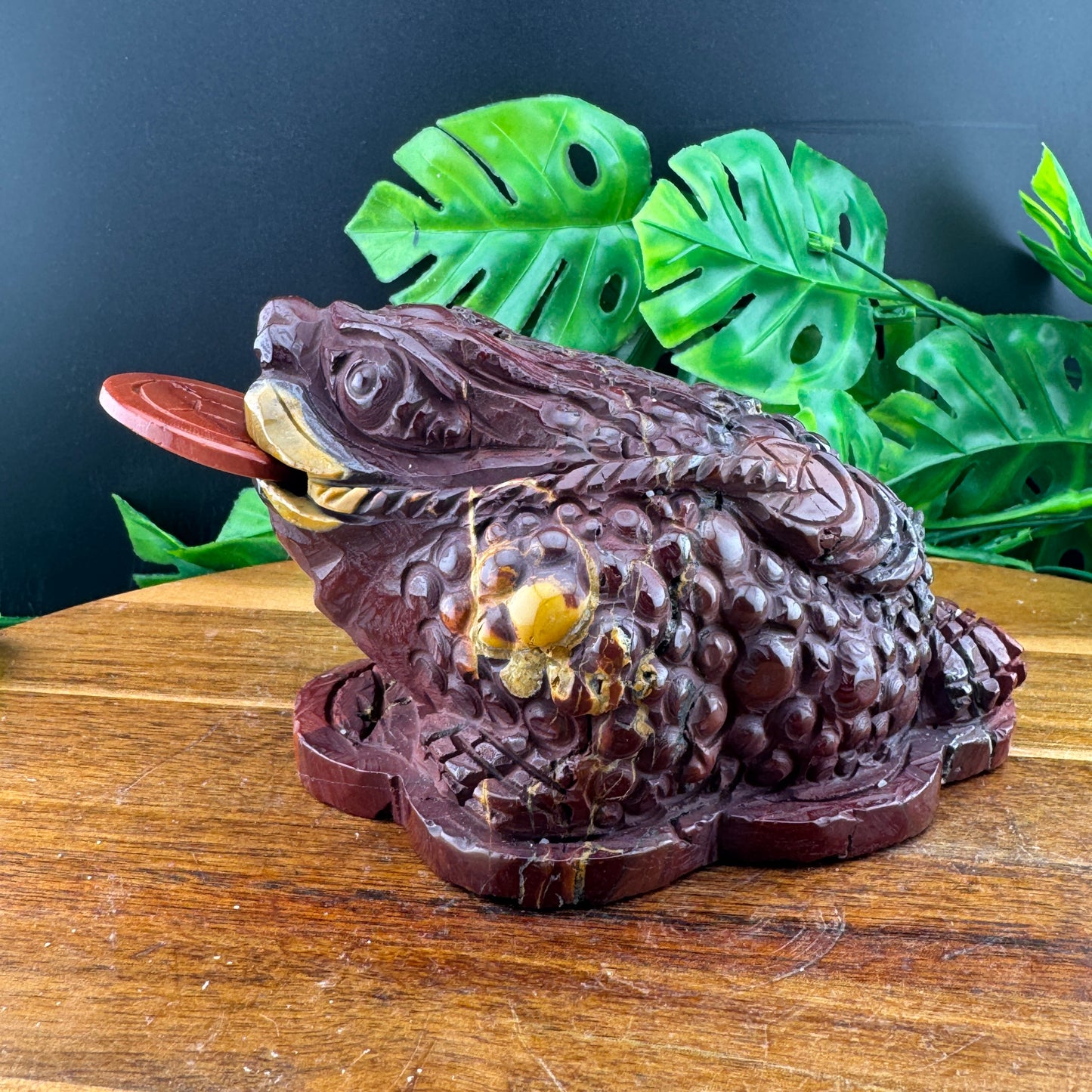 Red Mookaite Money Toad