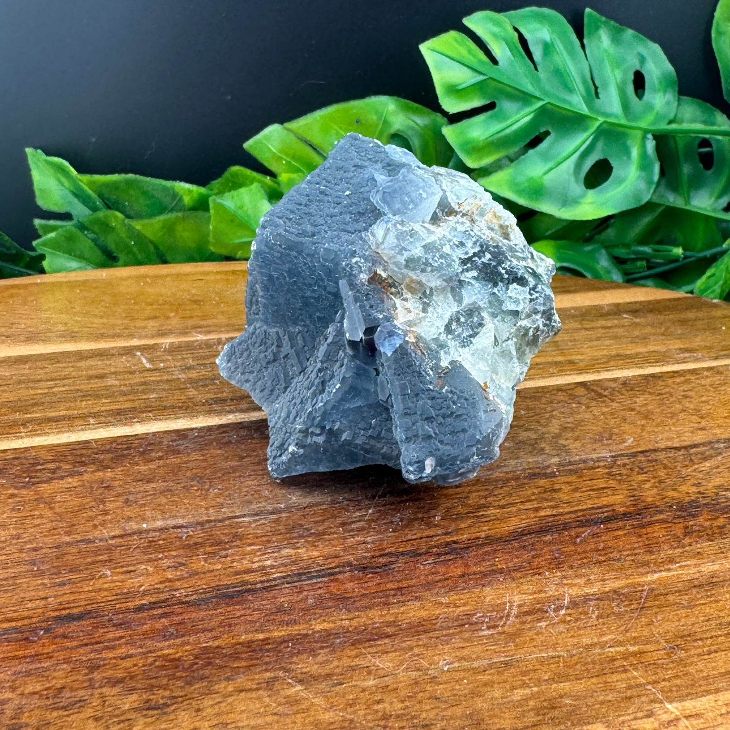Blue QR Code Fluorite