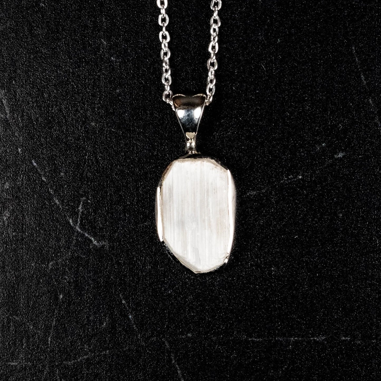Satin Spar - Selenite Pendant
