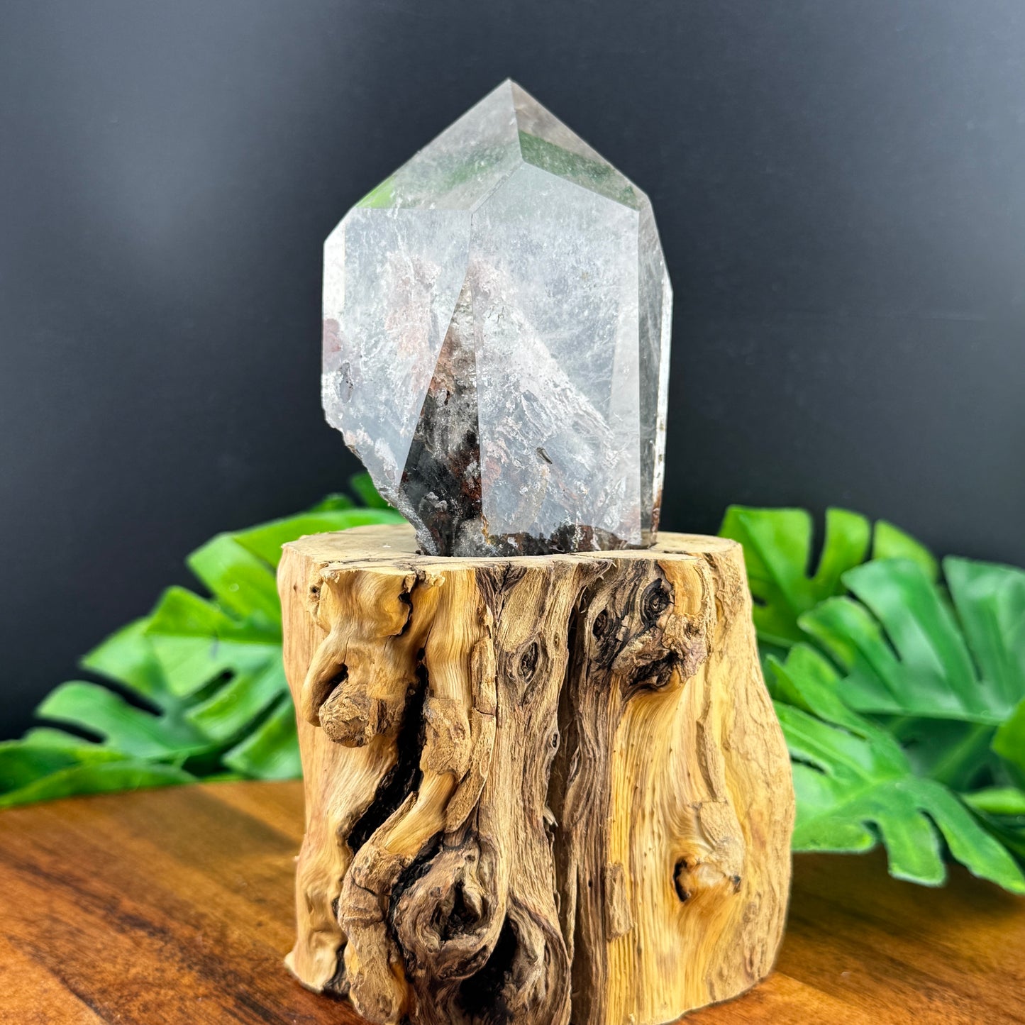 Garden Quartz Tower on Stand