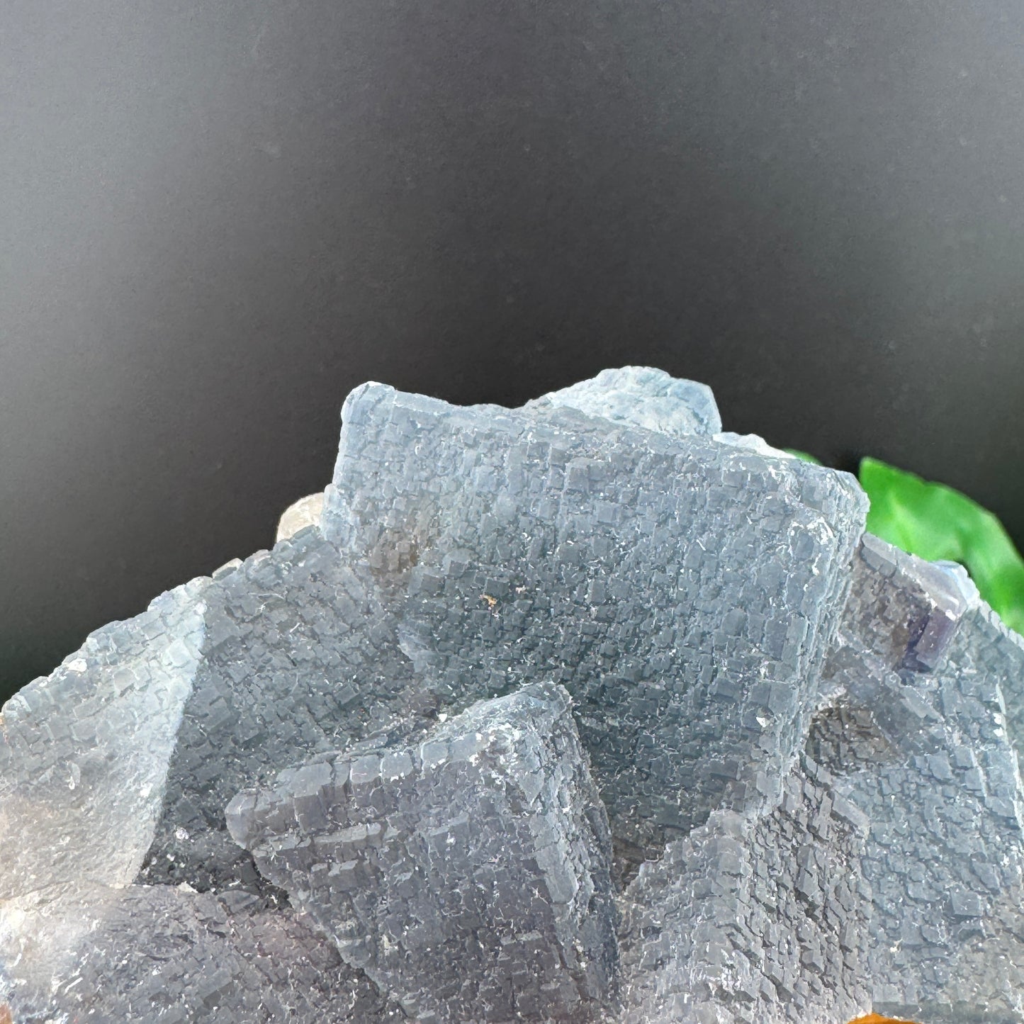 Blue QR Code Fluorite