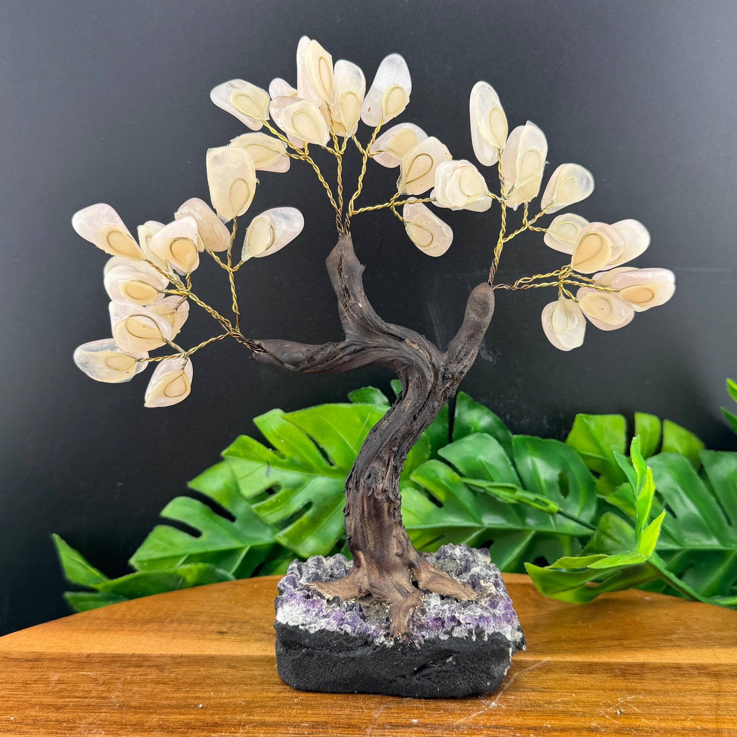 Rose Quartz Crystal Tree