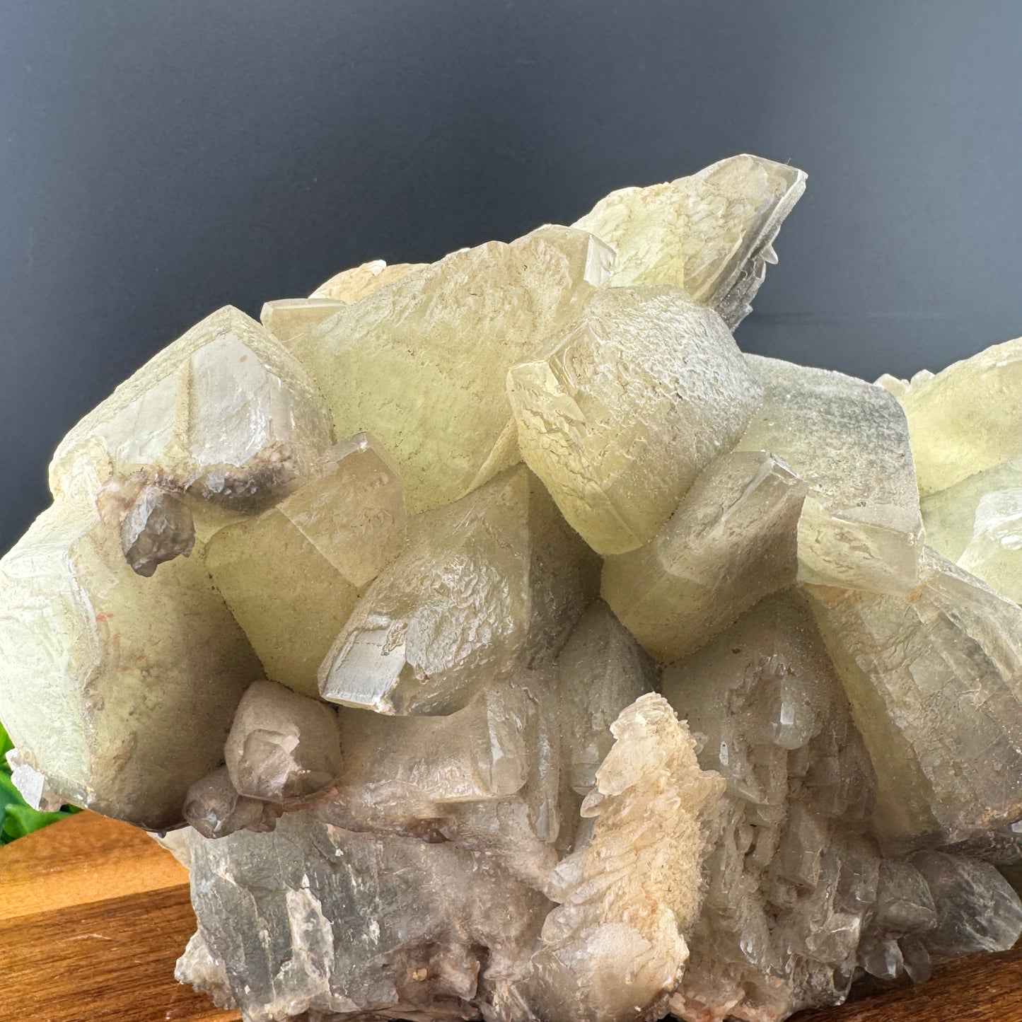 XL Calcite over Fluorite Specimen