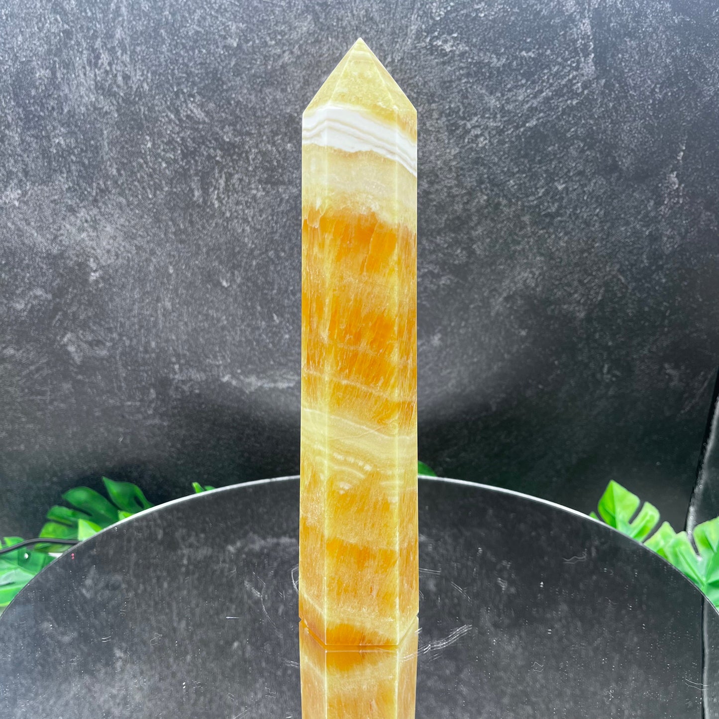 Orange Calcite Tower